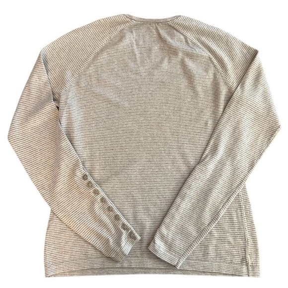 J. McLaughlin Striped Knit Pullover Long Sleeve Top Women Size Small - Picture 2 of 6